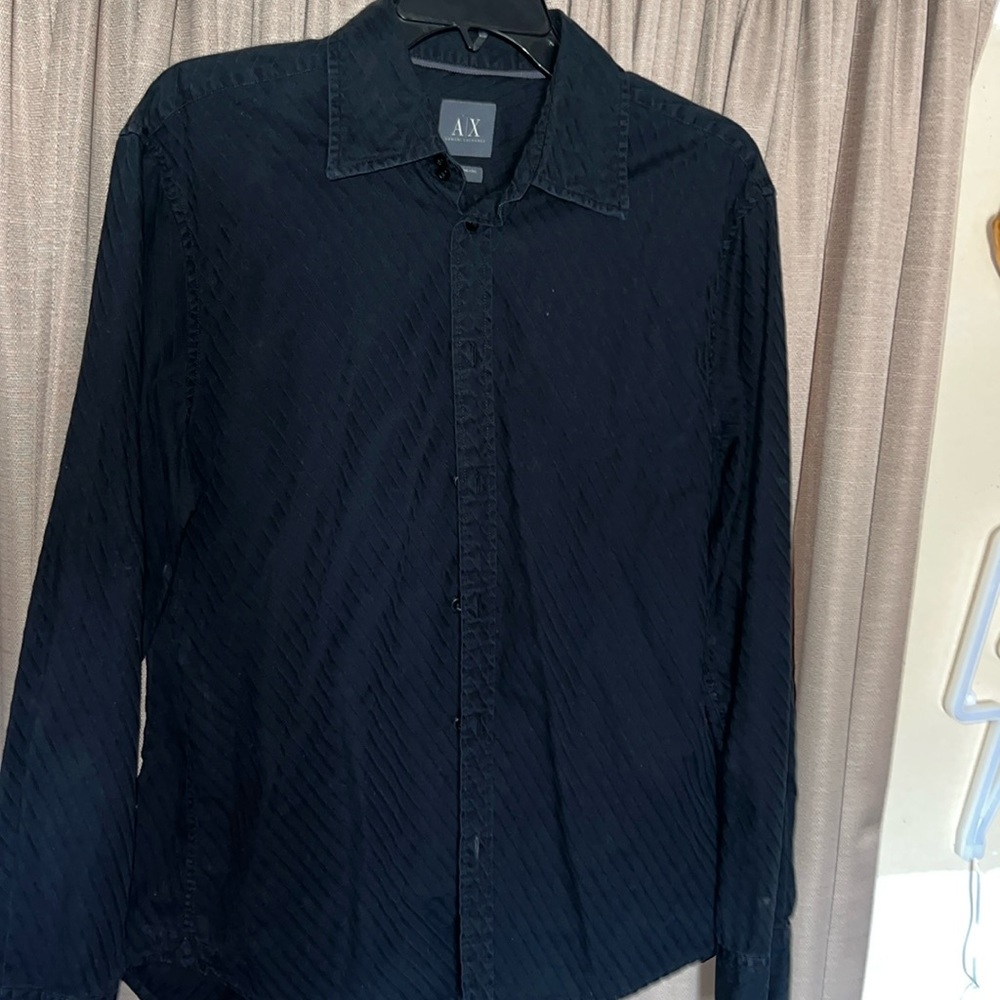 Armani exchange button up shirt